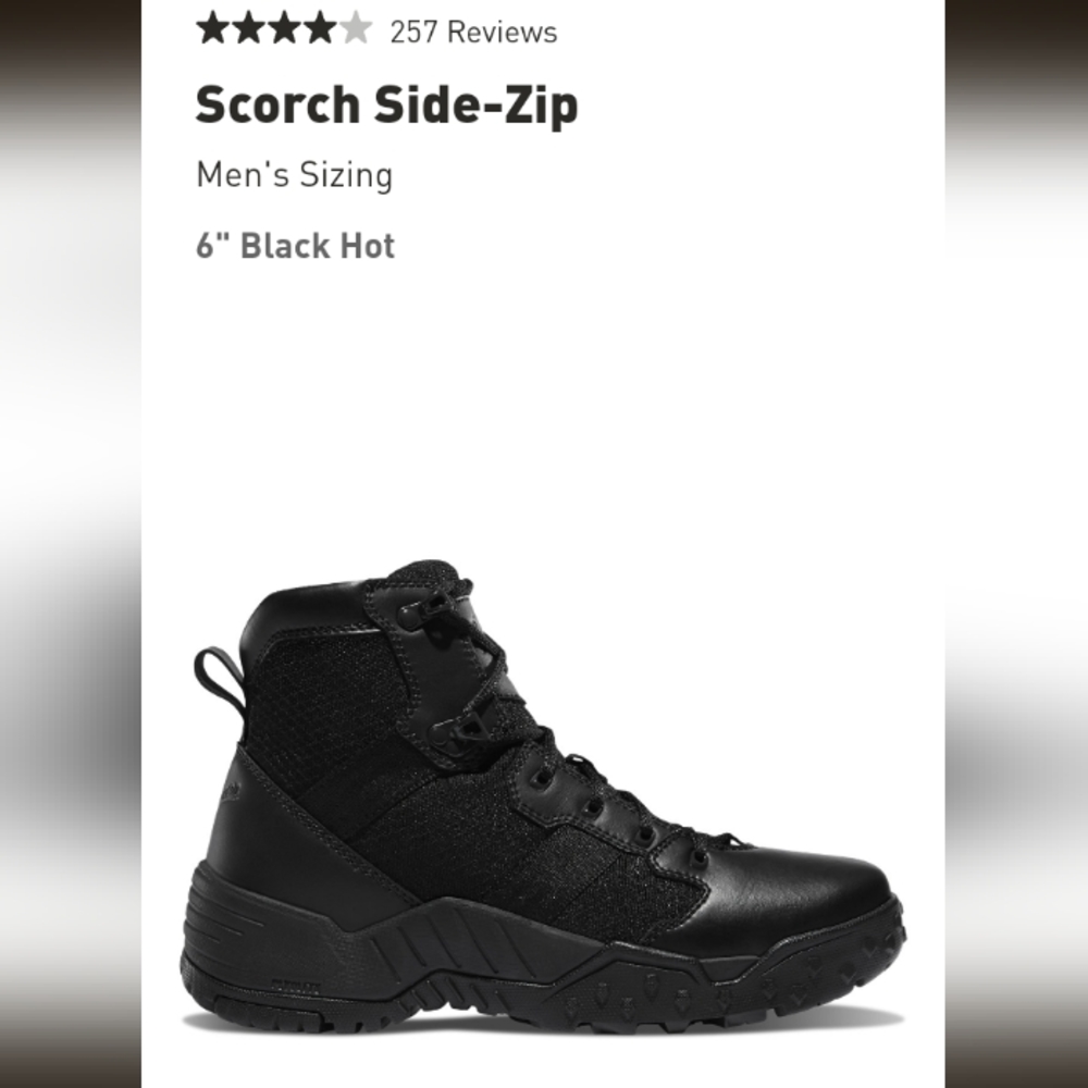 Danner Scorch Side-zip 6inch